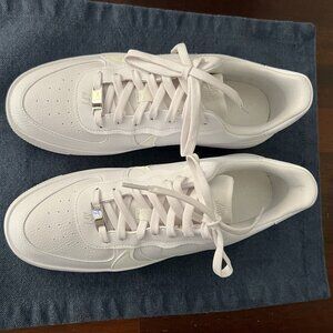Women's  Nike Airforce 1 White Platform Size 10